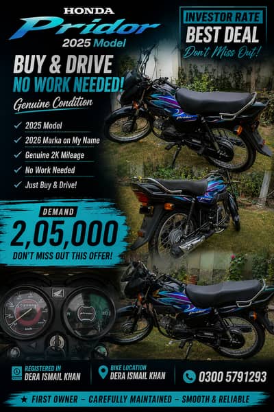 Honda Pridor 2025