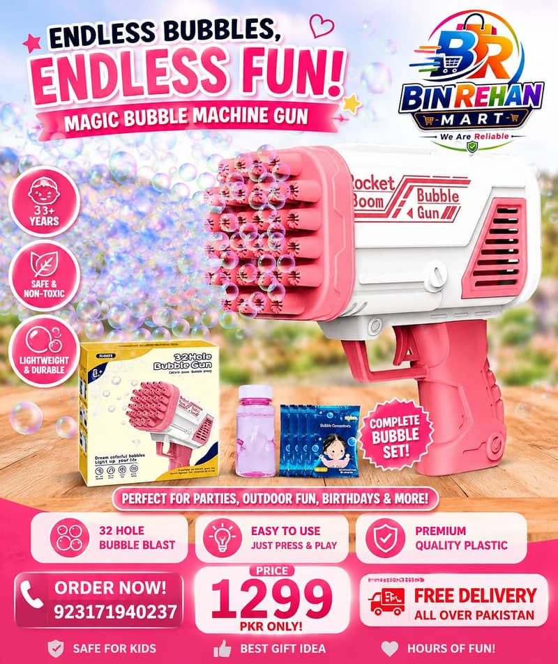 magic bubble machine gun 0