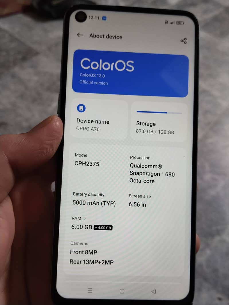 oppo a76 3