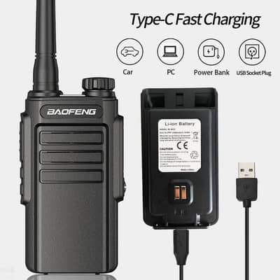 Baofeng W31 Long Range Rechargeable UHF Two-Way radio Walkie Talkie