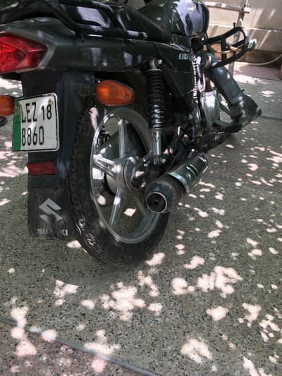 Sazuki 110 fresh condition , new tyre , new grari set