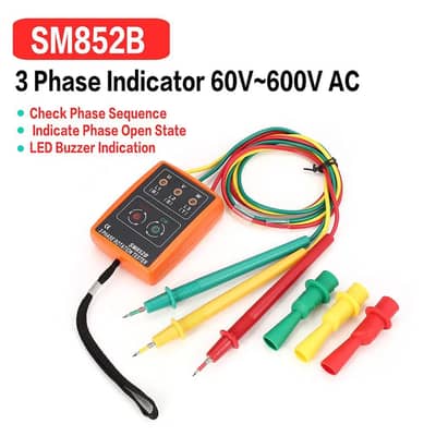 Phase Sequence Meter SM852B | 3 Phase Rotation Detector In Pakistan