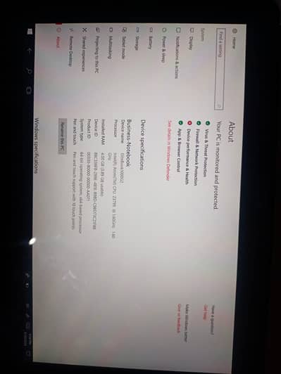 hp Eliet Pad 1000 G2 with 4GB RAM and 128 GB ROM (0321-2240018)