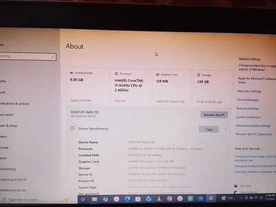 hp EliteBook Corei5  SSD 238