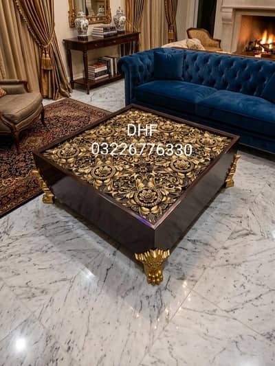 Centre Table Brown Color