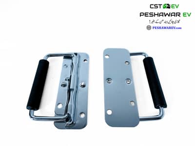 Heavy-Duty Stainless Steel Battery Carry Handle Pair