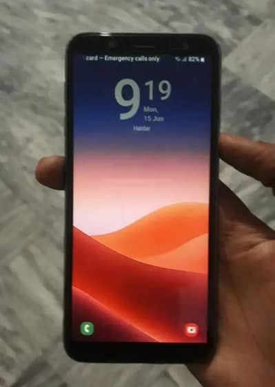 Samsung Mobile J6 with box