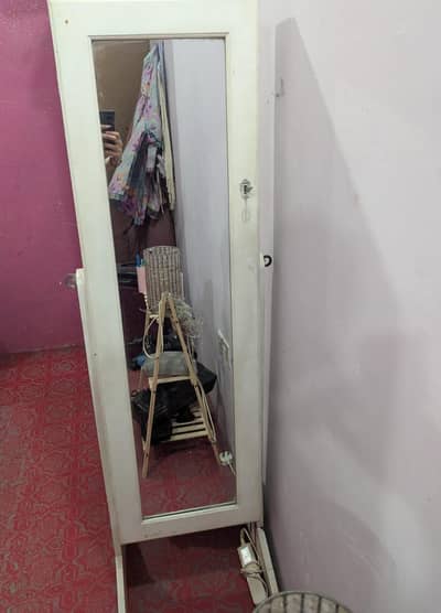 1 dressing table 1 cupboard 1 mirror table