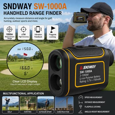 SNDWAY SW1000A Range Finder 1000m Distance Measurer Outdoor Telescope