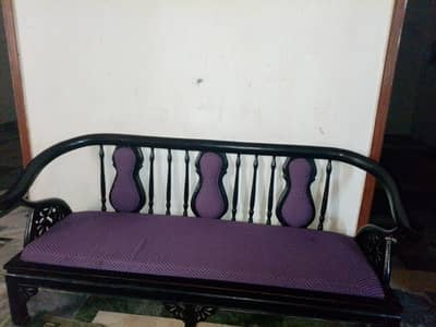 Wooden Spindle Sofa