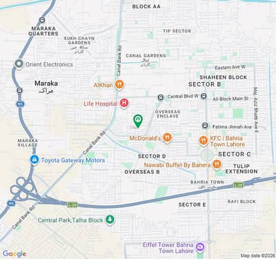 10M Plot Awais Block Bahria Town Lahore