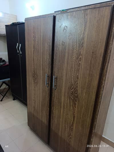 Self Prepared Wardrob size 4x6 Feet Elegent design in wood shade