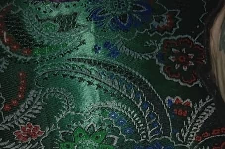 Green Floral Shanghai Razai