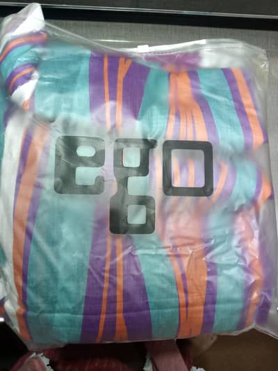 three piece lawn unstiched dress brand ego