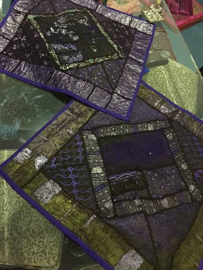 Cushion covers and table runners