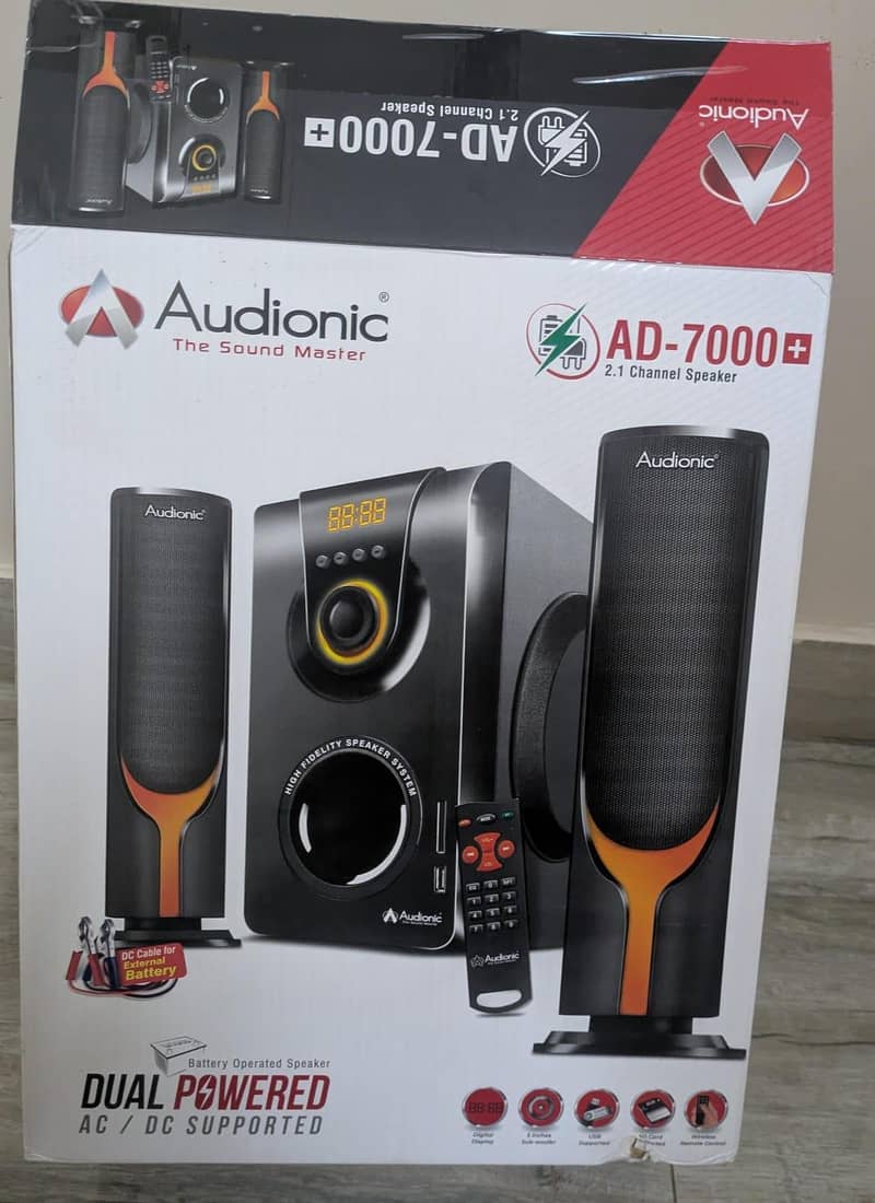 Audionic Speaker Dual Powered AC/DC 0