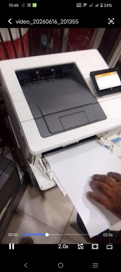 Hp laser jet managed E50145