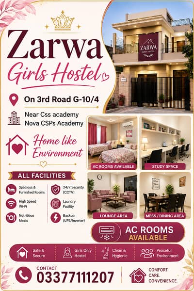 Girls Hostel Near Nova CSPs