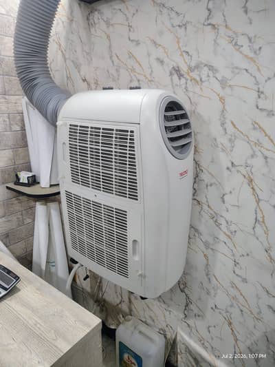 Tecno TEC-7676 Portable Air Conditioner 1 Ton | 10/10 Condition