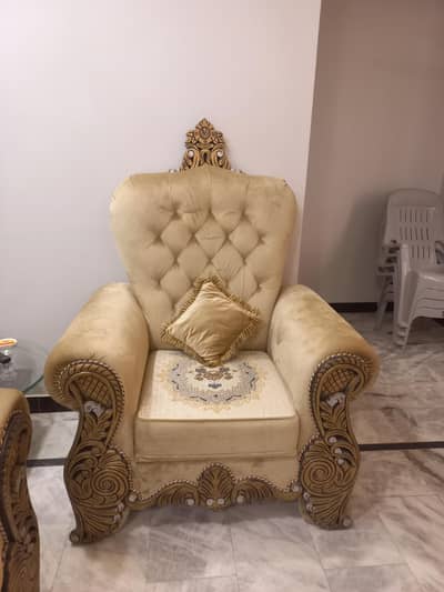 7 SEATER HIGH BACK SHAHI SOFA SET FOR SALE