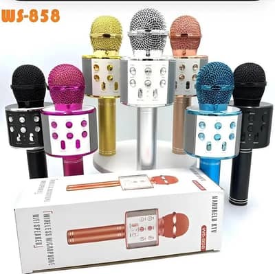 Wireless Bluetooth Karaoke Microphone with Speaker function free COD