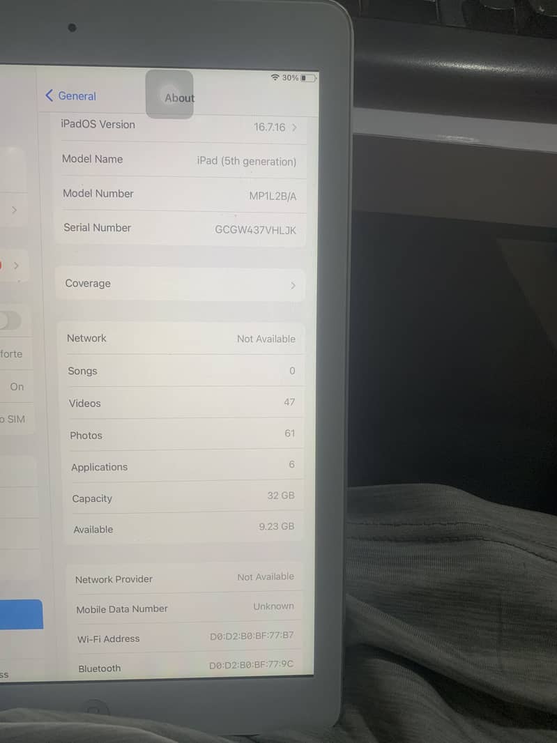 iPad 5th Generation 1