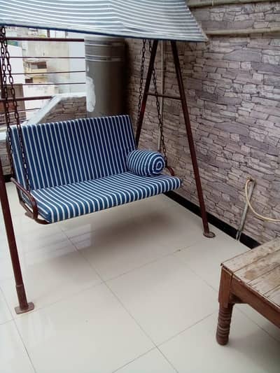 Heavy-Duty 3-Seater Garden Swing with Canopy | Excellent Condition