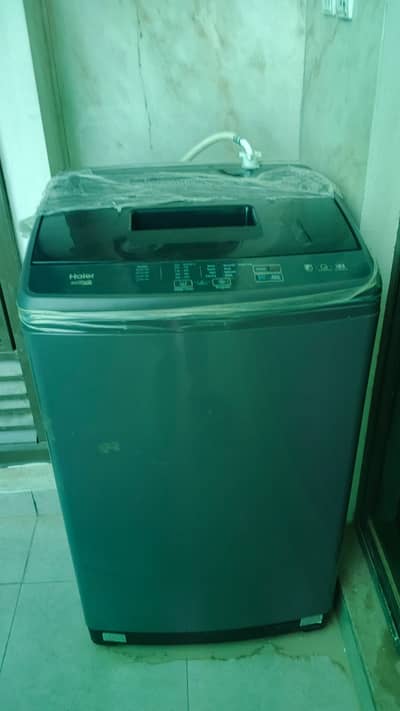 Fully automatic Haier washing machine with warranty