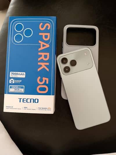 Tecno Spark 50 like I phone 17 pro shape 6/128 7000 mAh