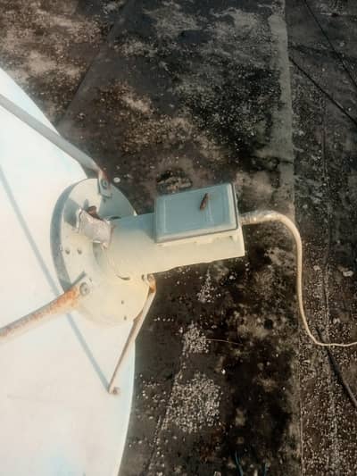 Dish, receiver and lcd