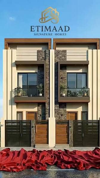 3 Marla Luxury House for Sale on 3-Year Installments | Etimaad Signature Homes | Maryam Town, Main Raiwind Road