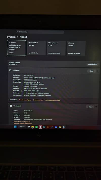 HP ZBOOK 17 G5 (17 inch)