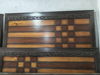 Double Beds. Wooden
