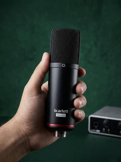 focusrite Scarlett 3rd Gen Condenser microphone