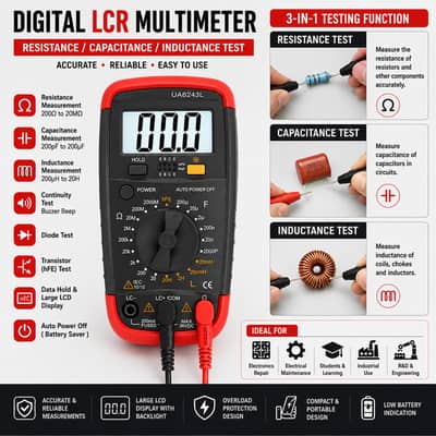 UA6243L Digital LCR Multimeter Resistance Capacitance Inductance Meter