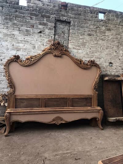 Chiniot Sheesham King Bed Set | Factory Rate