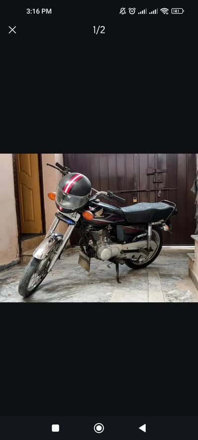 Honda CG125, All Punjab registration, 10/9.5 lush condition