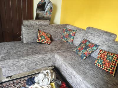 L shape sofa