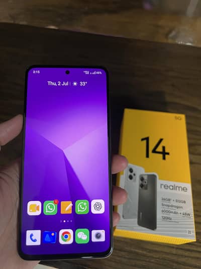 Realme 14 5g 12+512GB Snapdragon 6 gen 4