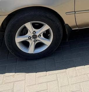 14 size rims +tires scretchless rims brand new condition