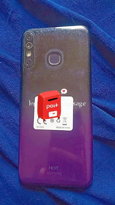 Infinix Hot 8 4)64 with Box Exchange possible All ok. . .