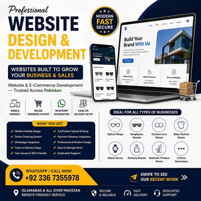 Professional Website Design & E-Commerce Development | Online Store