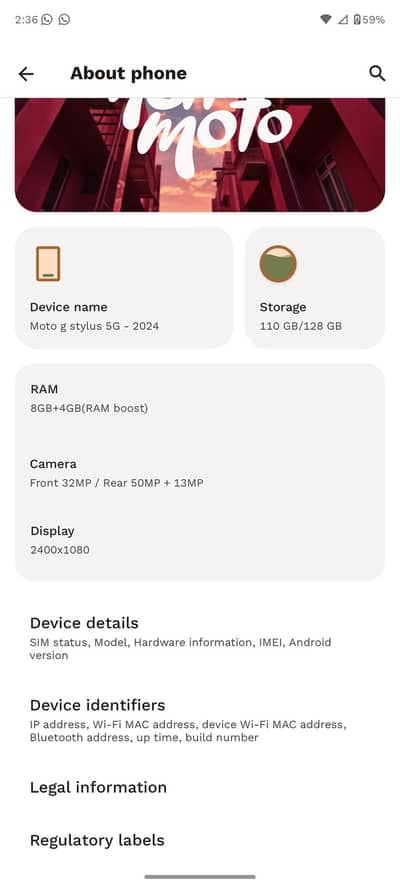 Motorola Moto G Stylus 2024 5g