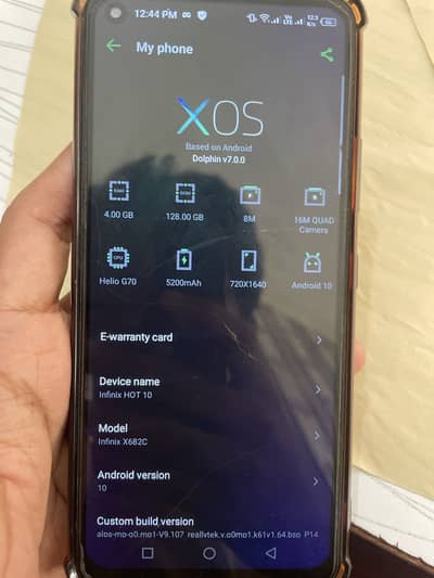 Infinix hot 10 128gb / exchange possible