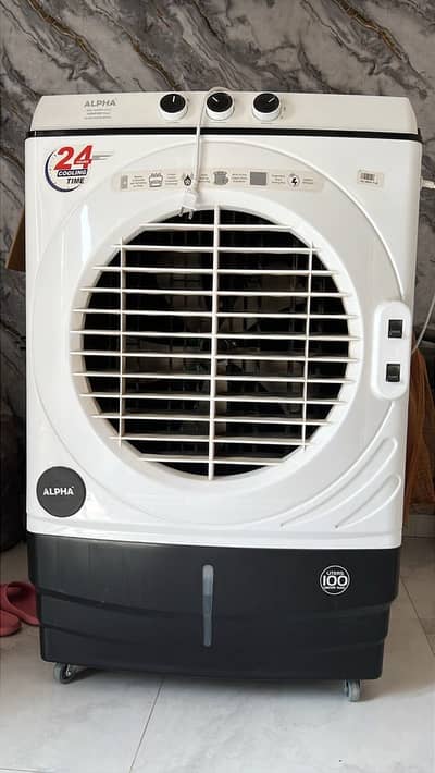 Alpha Air Cooler – 100 Liter | Copper Winding | Like New