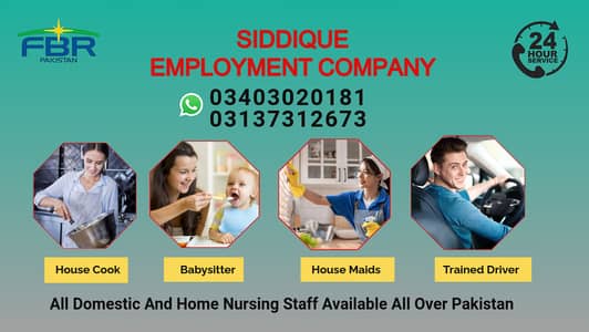 Maids/Babysitter/Cook/Patient Care/Nanny/Driver/Helper /Available
