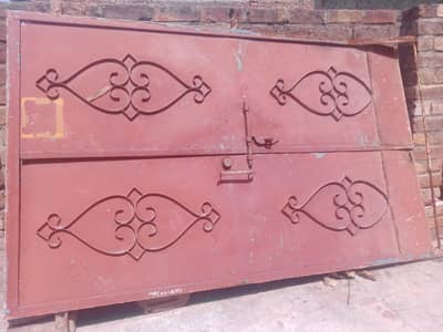Standard Size Brown Internal/External Door (Used)