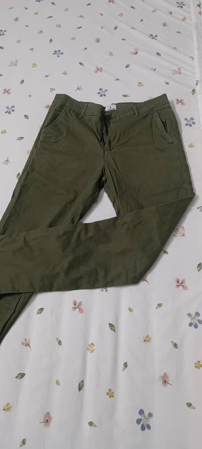 jack & jones pants, Size (31-32), GREEN CHARCOAL Colour.