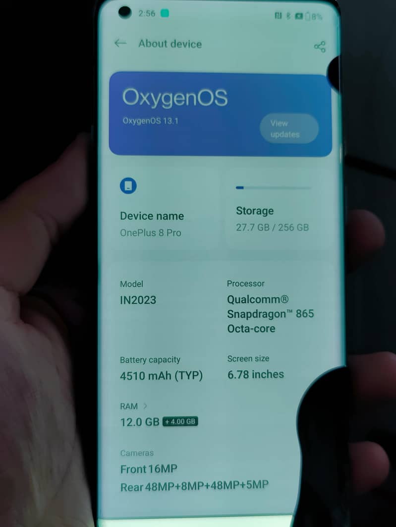 One Plus 8 Pro 8