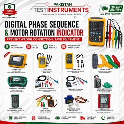 Rotation Dosi Meter in Pakistan | Phase Sequence Tester